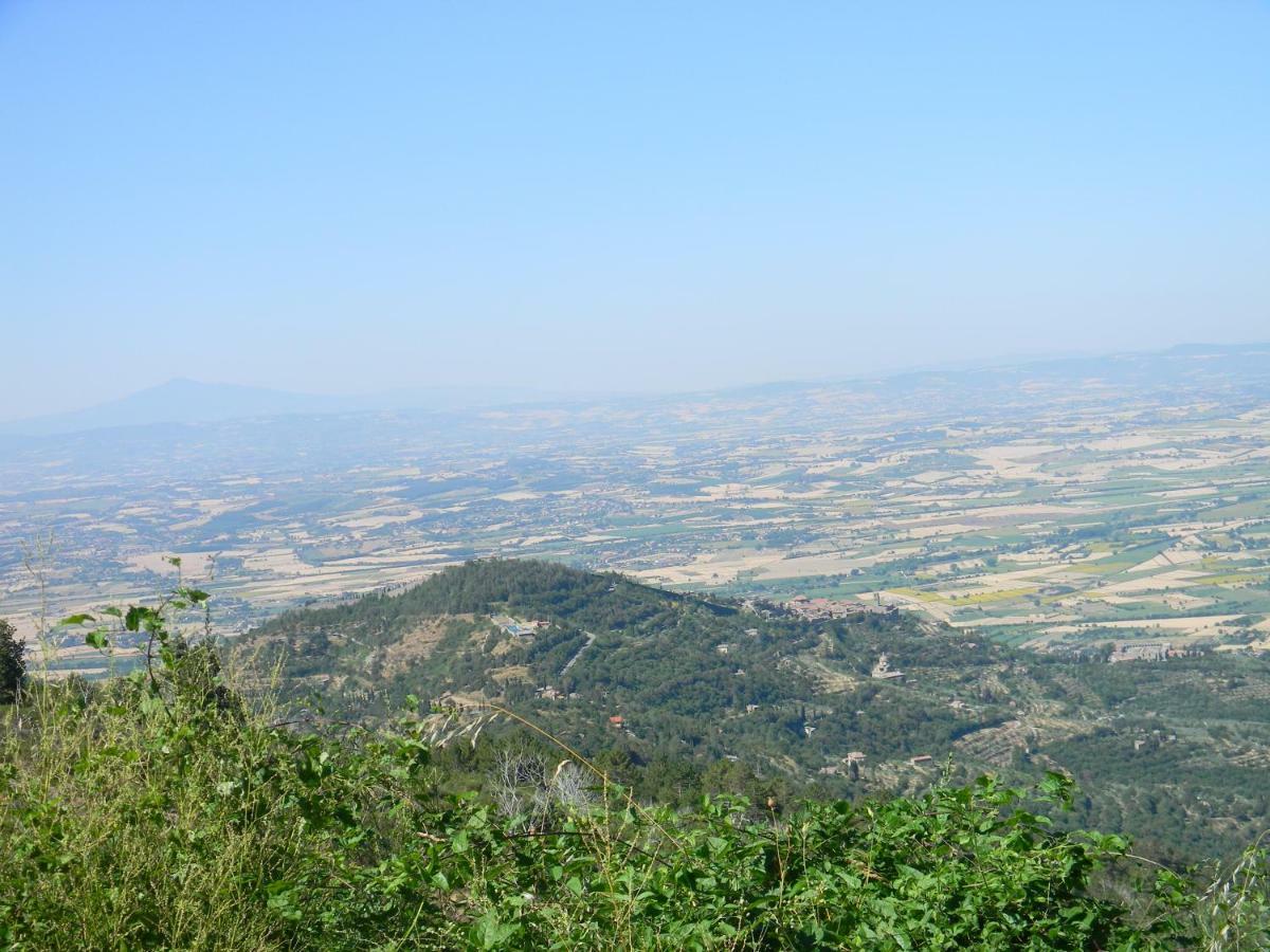 La Casa Gialla Belvedere Cortona Exterior photo